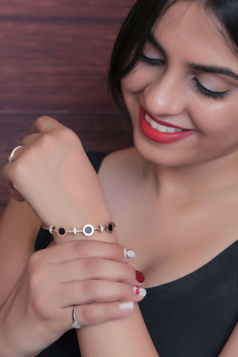 Rose Gold Cable Bracelet - Image 3