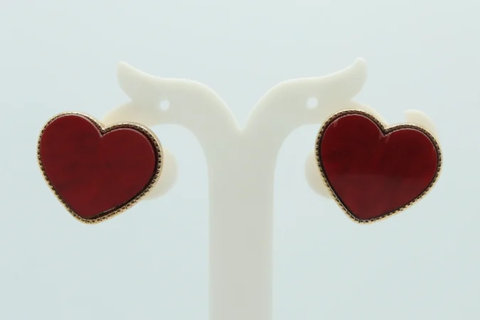 Heart Stud Earrings