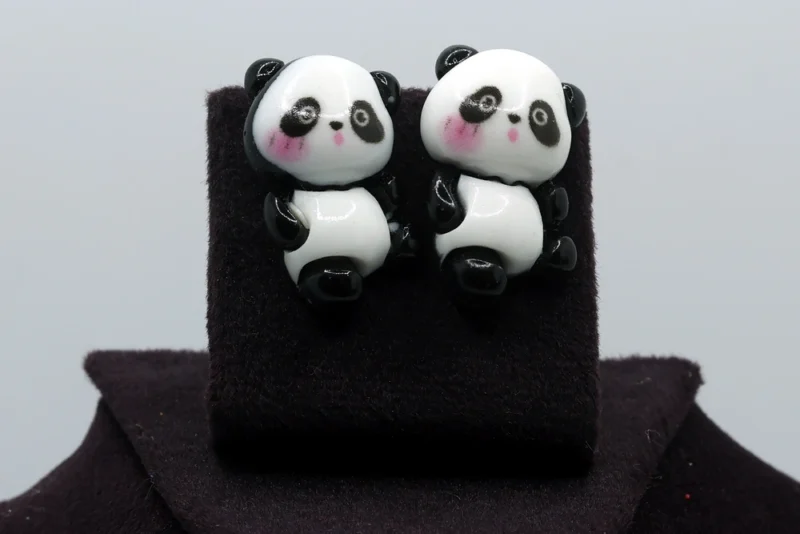 Adorable Panda Bear Stud Earrings